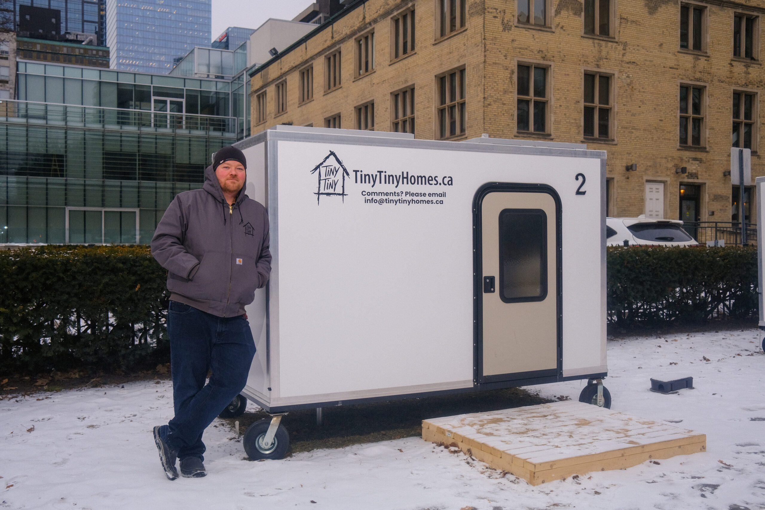 Tiny Tiny Homes Emergency Shelter Homeless Crisis Toronto Ryan